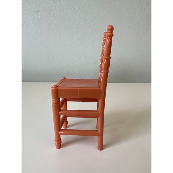 Loving Family Kitchen Island Tall Chairs Brown Dollhouse 2004 Fisher-Price - Picture 2 of 5